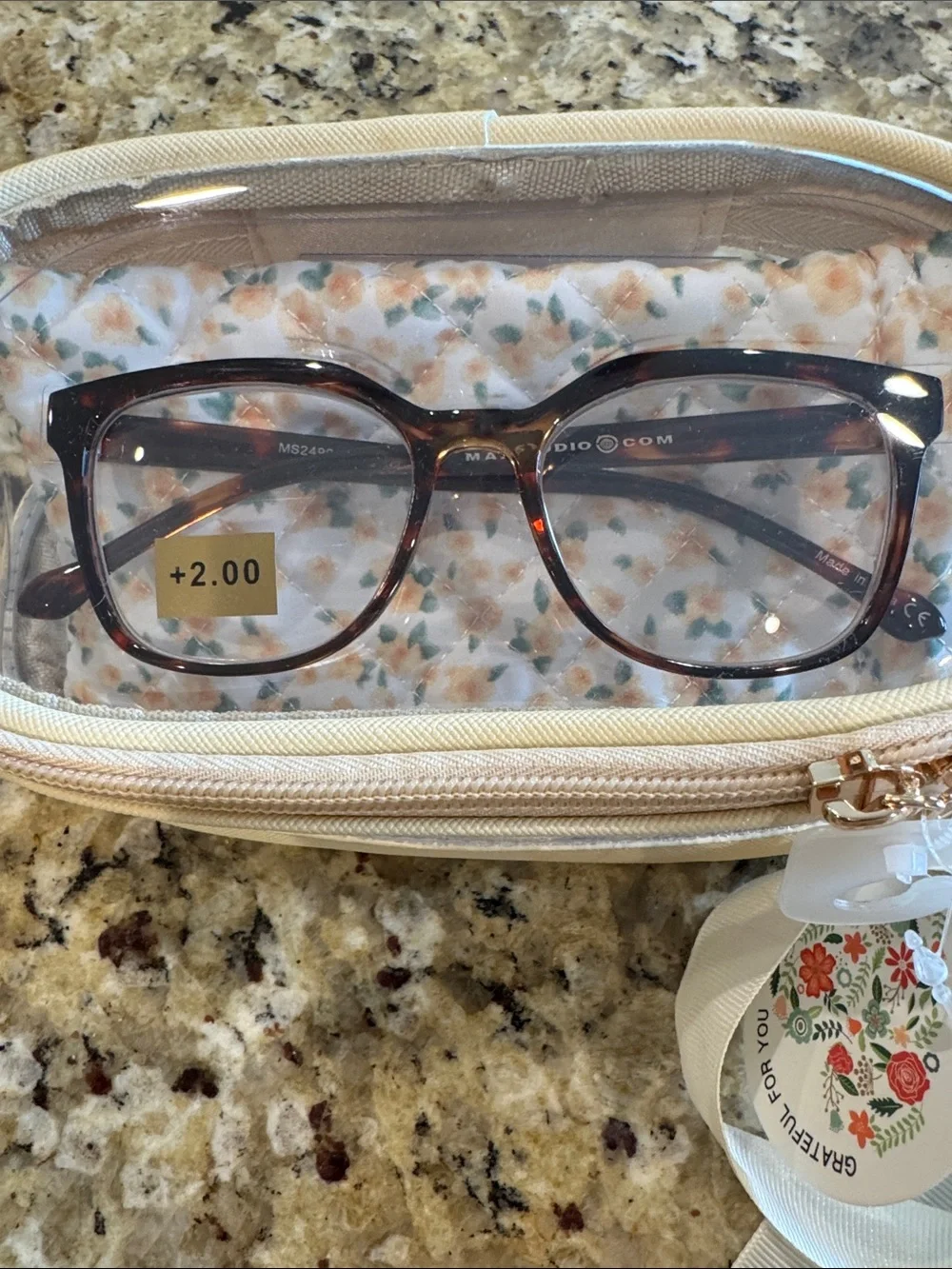 Max Studio stylish tortoiseshell